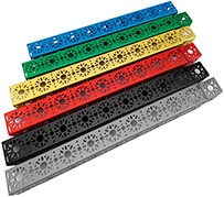 Structure Components Available in blue, green, gold, red, silver, and black